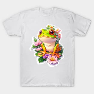 Beautiful Colorful Frog T-Shirt